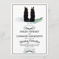 Gorgeous German Shepherd Silhouette Wedding