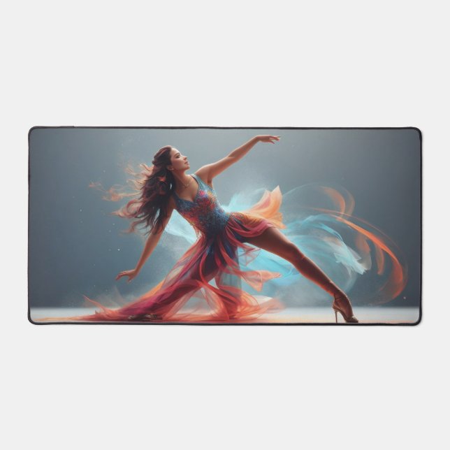 Gorgeous Girl Perform Modern Dance #2 Desk Mat (Front)