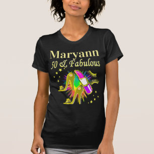 GORGEOUS GOLD 50 AND FABULOUS PERSONALIZED T-Shirt