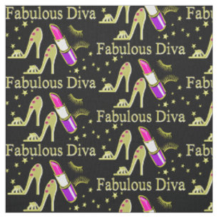 GORGEOUS GOLD FASHION DIVA FABRIC