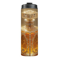 gorgeous golden shimmering Thermal Tumbler