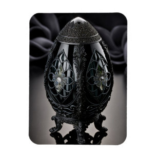 Gorgeous Gothic Egg With Gems In Faberge Style. Magnet