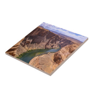 Gorgeous Grand Canyon And Colorado River Landscape Tile