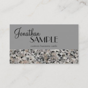 Gorgeous Granite Business Card