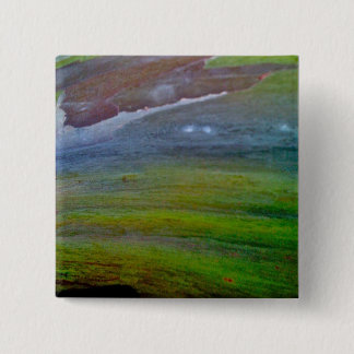 Gorgeous Green Tree Bark Tender Button Pin