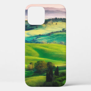 Gorgeous greens in the landscape and with light pa iPhone 12 case