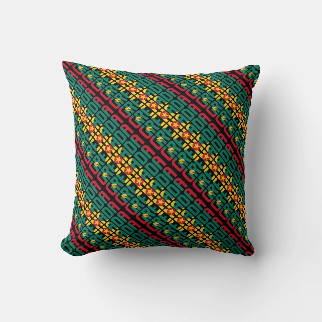 Gorgeous Grenada National Flag Cushion (Front)