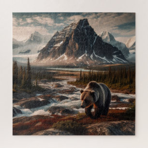 Gorgeous Grizzly in the Wild Puzzle