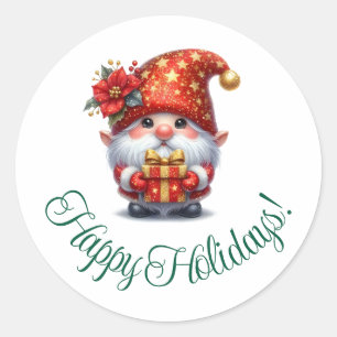Gorgeous happy holidays stickers