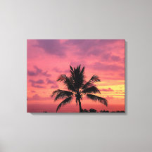 Gorgeous Hawaiian Sunset Canvas Print