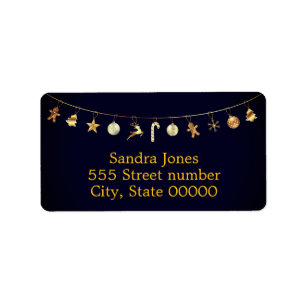 Gorgeous holiday address labels