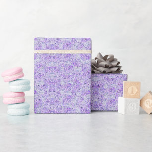 Gorgeous hydrangea pattern in lavender, floral  wrapping paper