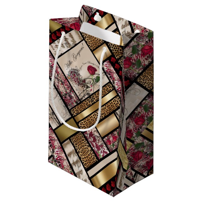 Gorgeous Inner Beauty Small Gift Bag (Front Angled)