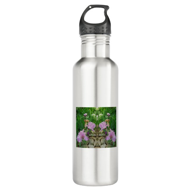 Gorgeous Iris Fantasy Pathway 710 Ml Water Bottle (Front)