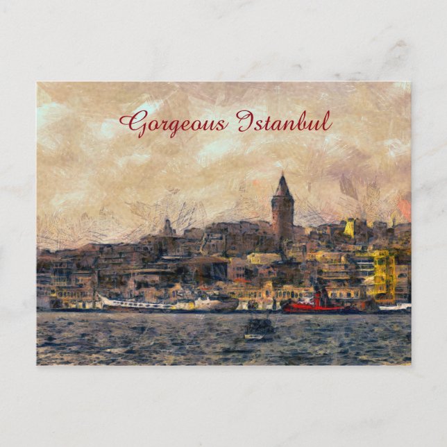 Gorgeous Istanbul Postcard (Front)