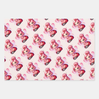 Gorgeous Ladybug Fairy  Wrapping Paper Sheet