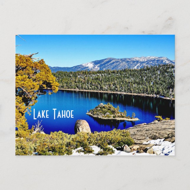 Gorgeous Lake Tahoe Postcard (Front)