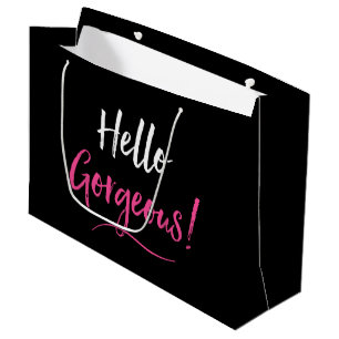 "Gorgeous" Large Gift Bag