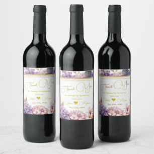 Gorgeous Lavender Vineyard   Photo Thank you Wine Label