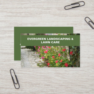 Gorgeous Lawn Photo Landscaping II Business Card