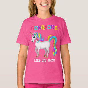 Gorgeous Like Mum - Magical Unicorn T-Shirt