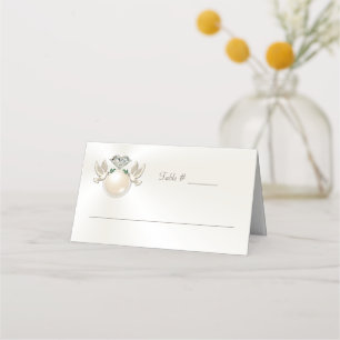 Gorgeous Love Bird Diamond Anniversary Place Cards