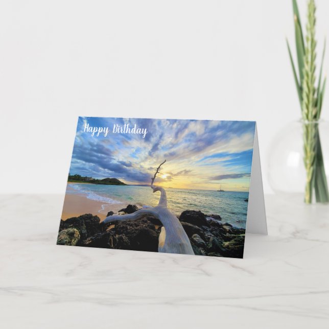 Gorgeous Maluaka Beach Card (Front)