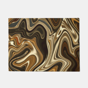 Gorgeous Marble Style - Warm brown Doormat