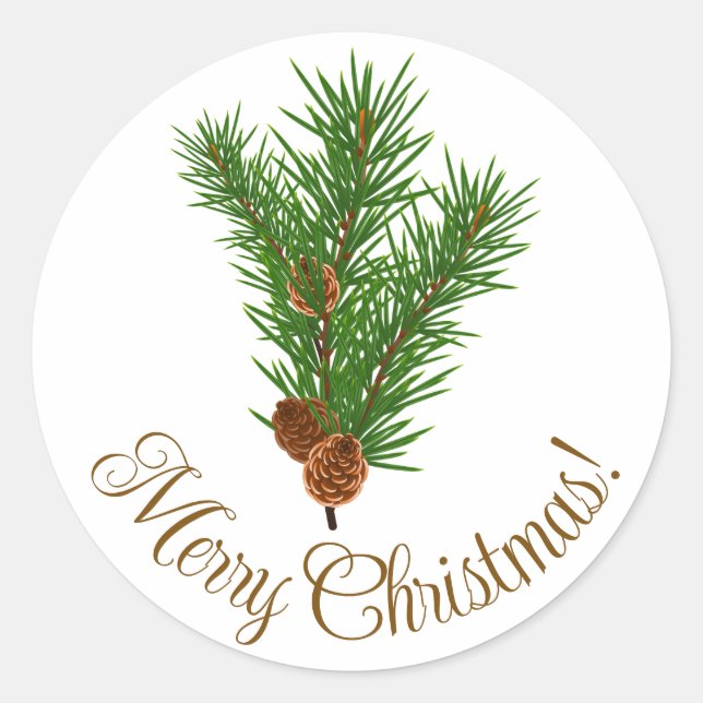 Gorgeous merry Christmas stickers (Front)