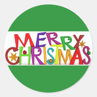 Gorgeous merry Christmas stickers