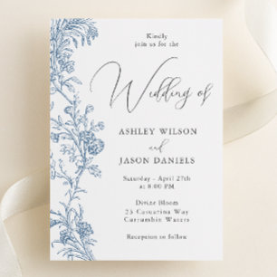 Gorgeous Modern Elegant Wedding Invitation