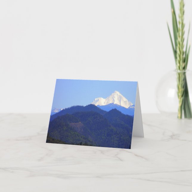 Gorgeous Mount Shasta.... Card (Front)