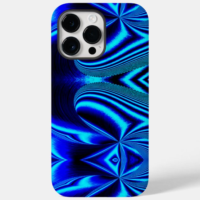 Gorgeous neon blue   Case-Mate iPhone case (Back)