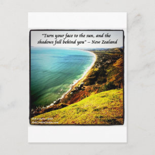 Gorgeous New Zealand And Famous Proverb Postcard