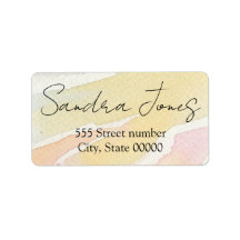Gorgeous one of a-kind address labels
