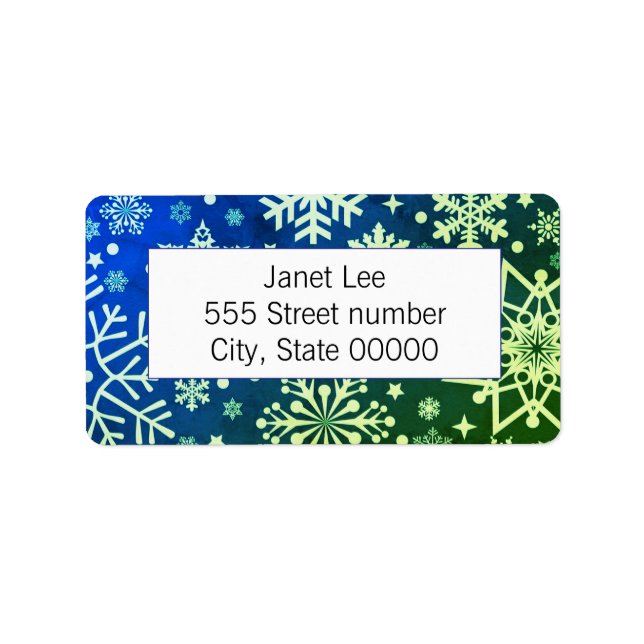Gorgeous one of a-kind address labels (Front)