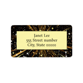 Gorgeous one of a-kind address labels