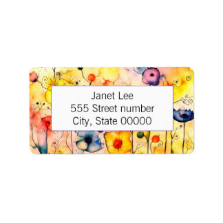 Gorgeous one of a-kind address labels