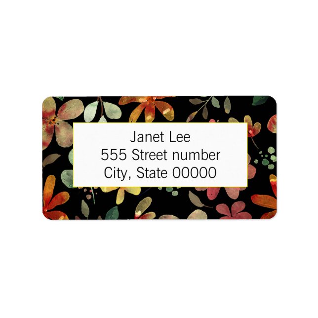 Gorgeous one of a-kind address labels (Front)