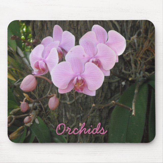 Gorgeous Orchids Mouse Mat (Front)