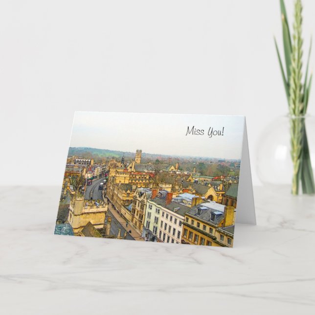 Gorgeous Oxford, England, High Street, The High Card (Front)