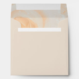 Gorgeous peach cream roses Square Envelopes