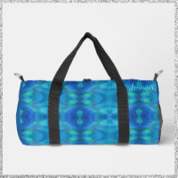 Gorgeous Peacock Blue Abstract