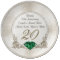 Gorgeous Personalised 20th Anniversary Gifts Plate