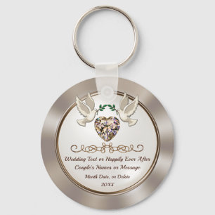Gorgeous, Personalised Wedding Favours, Inexpensiv Key Ring