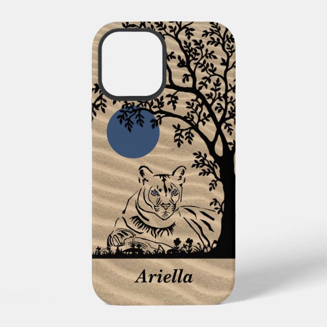Gorgeous Personalizable Mountain Lion iPhone Case (Back)