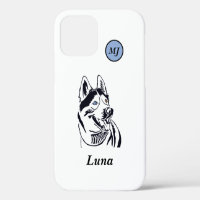 Gorgeous Personalizable Siberian Husky iPhone Case