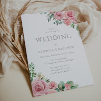 Gorgeous Pink Blush Flowers Elegant Wedding
