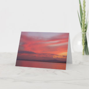 Gorgeous Pink Sunrise Card