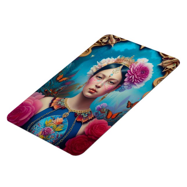 Gorgeous princess portrait magnet (Left Side)